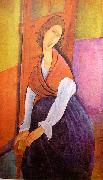 Amedeo Modigliani Portrait of Jeanne Hebuterne oil painting artist